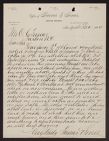 Letter from the New York office of Farrar and Jones to O. C. Farrar